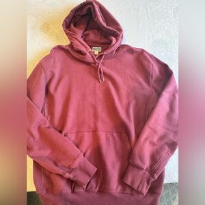 J. Crew Men's Burgundy Hoodie